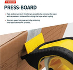 Heavy Duty Shipping Tape Dispenser: TENDO° Premium Line – Reusable, Replaceable, Eco-Friendly 2’’ Master Piece Dispenser for Pros with Patented 10° Sloped Chromium Blades - P-2200 (4th Gen.)_Yellow