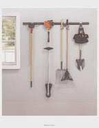 Rubbermaid FastTrack Garage Storage System Tool Hanging Kit, Wall Mount Holder for Garden Lawn Tools/Garage/Home Organization