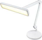 Neatfi (New Model) XL 2,500 Lumens LED Task Lamp, 5 Light Modes, 3000-6000K Correlated Color Temperature, 30W, Dimmable, 324 Pcs SMD LED, Desk Light for Home, Office (CCT with Base, White)
