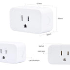THIRDREALITY Smart Plug 4 Pack, 15A Smart Outlet with Timer Function, Zigbee Repeater, ETL Certified, Requires ZigBee Hub, No Power Meter