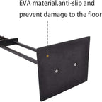 Heavy Duty Floor Poster Standing Display Poster Sign Holder with Non-Slip Mat Base Adjustable Height Up to 75 inches for Board & Foam (2PACK-Black)