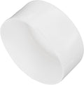 uxcell 4pcs Rubber End Caps 110mm (4 5/16 Inch) ID x 80mm(3 1/8 Inch) H Vinyl Round End Cap Cover Screw Thread Protectors White
