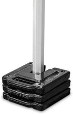 Vispronet Commercial-Grade Canopy Weight Plates 11lb - Set of 4 Steel Base Plates for Pop Up Canopy Tents
