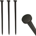 Single Head Tent Stakes - Heavy Duty Steel Tent Stakes, Versatile Ground Spikes to Anchor Commercial Inflatables, Party Tents, and Outdoor Camping Shelters, 3/4 x 18 Inch, 25-Pack