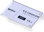 Acrylic Label Holder Price Tag Displays Sign Holder Data Card Holder Table Top Sign Stand (90*55mm/3.54x2.17 inches)