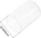 uxcell 10pcs Rubber End Caps Protective Caps 20mm ID Vinyl Round End Cap Cover Screw Thread Protectors Clear