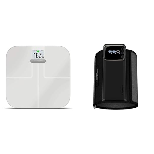Garmin Index S2, Smart Scale with Wireless Connectivity and Garmin Index™ BPM, Smart Blood Pressure Monitor