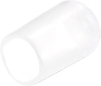 uxcell 20pcs Rubber End Caps 9mm ID Vinyl PVC Round Tube Bolt Cap Cover Screw Thread Protectors Clear