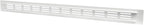 Vent Systems 19.69 x 1.57 (Outer Size) Rectangular Door Vent - White Aluminum Vent Cover Toe Kick Vent Cover - HVAC for Home Cabinet Vent - Intake/Exhaust Door Return Air Vent