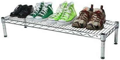Shelving Inc. 14" d x 42" w Chrome Wire Shelving with 1 Tier Shelf, Weight Capacity 800lbs Per Shelf