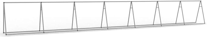 Vispronet Horizontal A-Frame Banner Stand – 3ft x 24.5ft Aluminum Outdoor Banner Stand, Portable Banner Display Stand for Promotional & Sporting Events, Sideline Banner Frames, Frame Only