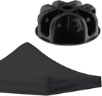 4-Way Roof Centre Bracket Connector, Canopy Tent Replacement Part, PA Material, Snap-Lock Design, for Pop-up Canopies, Outdoor Use