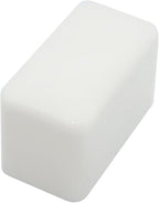 10 Pack Strut Channel Cap, 1-5/8" x 7/8" Plastic White Short End Cap for 13/16" & 7/8" Tall Strut Channel End Cover