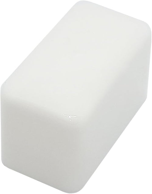 10 Pack Strut Channel Cap, 1-5/8" x 7/8" Plastic White Short End Cap for 13/16" & 7/8" Tall Strut Channel End Cover