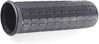 Rubber Wheelbarrow Handle Grips for 8-42mm Round Tubes, Non-Slip Replacement Wheelbarrow Handles, Garden Cart Handle Covers, 2-Pack Black Anti-Skid Shock Absorption(122 x 42mm)