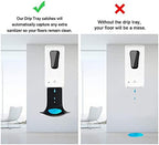 4 Pcs Drip Tray for Wall Mounted Soap Dispenser, Prevent Dripping and Spraying, Dispenser Stand, Black