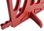 Billboard Barricade 42x96 Plastic Pedestrian Barricade- Red
