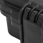 PP Portable Flight Case, Lockable Tool Box for Transportation Travelling, Protective Equipment Case, 11.8"x9.6"x7.9", -290