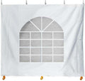 TentandTable Standard Cathedral Tent Sidewall, 7-Foot by 10-Foot, Waterproof Sidewalls for Commercial Party & Canopy Tents, UV Resistant & Removable, 14oz Translucent Vinyl, Tent Not Included