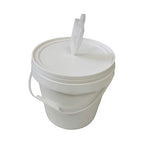 Black Stainless Steel Floor Stand Wipe Dispenser with Built-in Trash Can - Fits Wipes on Rolls - Perfect for Fitness Clubs, Schools/Daycares, Commercial and Residential Facilities