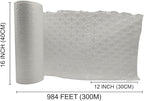 Air Cushion Machine Film Small Bubble Pillow Packaging Padding Roll | 984ft x 16" x 12”