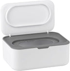 Baby Wipes Dispenser, Wipe Holder for Baby & Adult, Keeps Wet Tissue Fresh,Easy Pull Wipes Pouch Case (1, Gray)