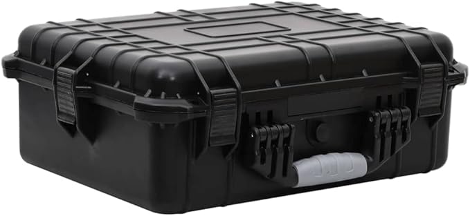 PP Portable Flight Case, Lockable Tool Box for Transportation Travelling, Protective Equipment Case, 20.5"x15.7"x7.5", -285