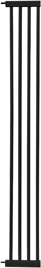 Lumizone Extra Tall Cat Gate Extension Kit 55.12" High Pressure Mounted 2025 New 8.27" Extra Wide 1.37" Gap No Drilling Tall Pet Gate for Dogs (Black, 55.12" H x 8.27" W, Extension)
