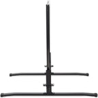 Displays2go 22x28 Inch Outdoor Sign Holder, Black, Powder Coated Steel, Modern Style, Wind & Waterproof, Snap Frame with Magnetic Trim, Anti-Glare PVC Lenses