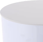 DouSeiAi 5Pcs Cylinder Pedestal Stands for Party, White Round Cylinder Display Plinth Pillars for Wedding Birthday Cake Table Decor