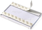 5 Pack Acrylic Label Holder Price Tag Displays Sign Holder with 3M Tape Adhesive Wall Mount Sign Stand (Transparent 120*80mm/4.72*3.15 inches)