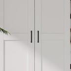 White Tall Kitchen Pantry Cabinet Organizers and Storage with Doors and Adjustable Shelves，Wood Large Gabinetes Para Cocina Office Bookshelf for Laundry Room Cabinets (31.5”W*15.7”D*71”H)
