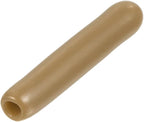 uxcell 20pcs Rubber End Caps 1.5mm(1/16") ID Vinyl PVC Round Tube Bolt Cap Cover Screw Thread Protectors Light Brown