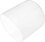 uxcell 4pcs Rubber End Caps 40mm ID Vinyl Round Tube Bolt Cap Cover Screw Thread Protectors Clear, 40mm Height