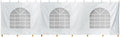 TentandTable Standard Cathedral Tent Sidewall, 7-Foot by 30-Foot, Waterproof Sidewalls for Commercial Party & Canopy Tents, UV Resistant & Removable, 14oz Translucent Vinyl, Tent Not Included