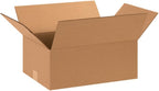 Secure Seal - 15x11x6 Pack of 50 Corrugated Cardboard Packing Shipping Mailing Moving Carton Boxes
