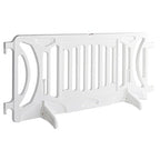 Billboard Barricade 42x96 Plastic Pedestrian Barricade- White