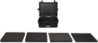 PP Portable Flight Case, Lockable Tool Box for Transportation Travelling, Protective Equipment Case, 21.7"x16.9"x8.3", -284