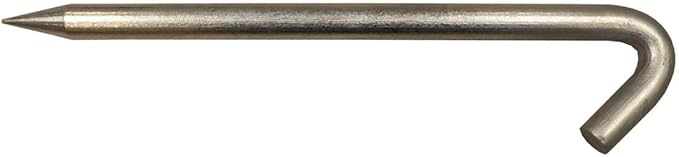 Steel Tent Stakes Heavy Duty Ground Stake, Metal Stakes to Anchor Commercial Inflatables, Outdoor Camping Canopy, Fence, Garden Tent Accessories, 1" Diameter x 18" Length, 50 Pack