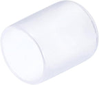 uxcell 20pcs Rubber End Caps 16mm(5/8") ID Vinyl PVC Round Tube Bolt Cap Cover Screw Thread Protectors Clear