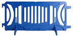 Billboard Barricade 42x96 Plastic Pedestrian Barricade- Blue
