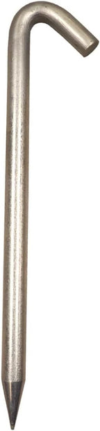 Steel Tent Stakes Heavy Duty Ground Stake, Metal Stakes to Anchor Commercial Inflatables, Outdoor Camping Canopy, Fence, Garden Tent Accessories, 1" Diameter x 18" Length, 25 Pack