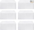 HolidayIdeas Fitted Table Clothes, 6 Pack - 48 x 24 Inch - White Rectangle Tablecloths for 4 Foot Tables, Polyester Fabric Tablecloth for Folding Table, Parties, Holiday Dinner, Wedding, Trade Show