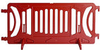 Billboard Barricade 42x96 Plastic Pedestrian Barricade- Red