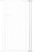 Lumizone Extra Tall Cat Gate Extension Kit 55.12" High Pressure Mounted 2025 New 4.13" Extra Wide 1.37" Gap No Drilling Tall Pet Gate for Dogs (White, 55.12" H x 4.13" W, Extension)