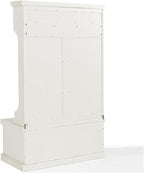 Pemberly Row Hall Tree in Distressed White