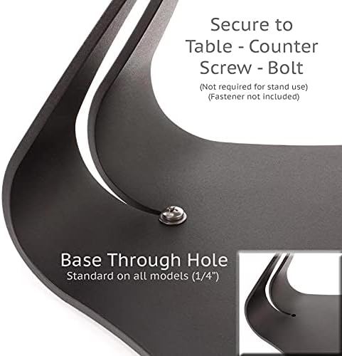 Thought Out EnCloz Steel Stand Anti-Theft Security Enclosure - Black - Made in USA - Compatible with Apple iPad Air 13 (M3), (M2)