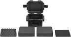 PP Portable Flight Case, Lockable Tool Box for Transportation Travelling, Protective Equipment Case, 11.8"x9.6"x7.9", -290