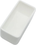 10 Pack Strut Channel Cap, 1-5/8" x 7/8" Plastic White Short End Cap for 13/16" & 7/8" Tall Strut Channel End Cover
