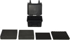 PP Portable Flight Case, Lockable Tool Box for Transportation Travelling, Protective Equipment Case, 10.6"x9.8"x7.1", -282